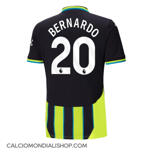 Maglie da calcio Manchester City Bernardo Silva #20 Seconda Maglia 2024-25 Manica Corta